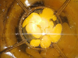 Fainá de queso en licuadora