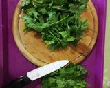 Petrezselymes karalábékrémleves, sült csípős répával recept fázis 9 fotója