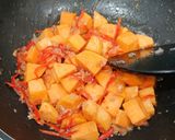A picture of step 6 of Sweet potato kangkong.