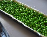 Une image de l'étape 1 de Tarte aux petits pois et à la menthe.