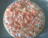 Foto del paso 4 de la receta: Pizza de pavo y queso de mezcla con orégano fresco