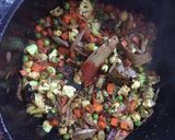 A picture of step 3 of # mixed vegetables pulao in my style.