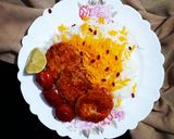 عکس مرحله 4 از دستور شامی کباب مرغ ترش با کته
