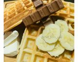 A picture of step 10 of Banana Waffles with chocolate & Cream Cheese.