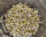 A picture of step 1 of Sprouted Moong Dal Mini Cutlets and Sandwiches.