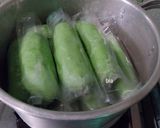 Foto langkah ke 3 dari resep Es Pisang Ijo.