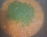A picture of step 2 of Palak paneer.