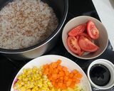 Hình bước làm 3 của món Cơm lười cho ngày bận rộn