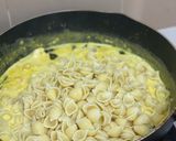 Gambar langkah 6 resipi Shell Pasta Shrimp Curry Creamy.