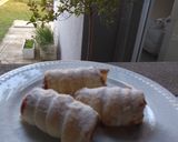 Foto del paso 4 de la receta: Cañoncitos de Dulce de Leche con tapa de pascualina