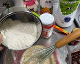 A picture of step 2 of Carrot and Salmon Floss Savory Cake.