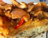 Foto del paso 8 de la receta: Pastel de Batata Rosada con Maduro y Calamares🦑