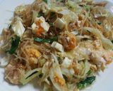 รูปขั้นตอนการทำที่ 3 ของ วุ้นเส้นผัดไข่เค็มแหนม 😋