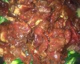 Foto langkah ke 3 dari resep Oseng Daging Sapi Cabe Ijo.