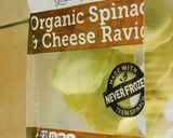 A picture of step 2 of Ravioli (cheese and spinach stuffed Ravioli) Mushroom cream sauce.