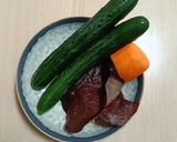 日本鹽麴黑木耳炒小黃瓜的食譜步驟1照片
