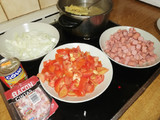 Salchichas enchipotladas con pasta 🍝