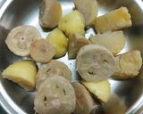 A picture of step 1 of Navratri Special Raw Banana Malai Kofta.
