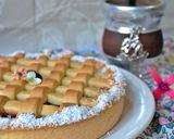 Foto del paso 5 de la receta: Pasta frola de naranja y membrillo con pasas de uvas al oporto🧉