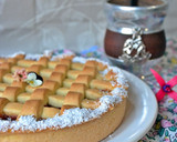 Foto del paso 5 de la receta: Pasta frola de naranja y membrillo con pasas de uvas al oporto🧉
