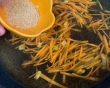 A picture of step 5 of Hot and Sour Soup.