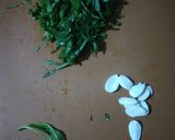 A picture of step 3 of Almond Spinach Soup.