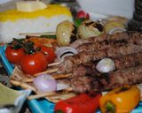 A picture of step 6 of Persian Chelow-kebab.