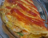 Foto langkah ke 4 dari resep Rice Paper Omelet.