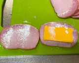 A picture of step 1 of Ham and Cheese Fry.