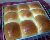 Foto langkah ke 10 dari resep Hokkaido Milk Bread/roti kasur sobek no butter lembut.