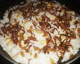 A picture of step 10 of Chicken biryani.