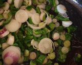 A picture of step 2 of Spring onion sweetcorn salad.