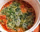 A picture of step 5 of Quick and healthy moong Dal palak sambar.