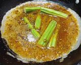 A picture of step 2 of Drumstick besan dry.