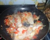 Foto del paso 2 de la receta: Cazuela de brótola con garbanzos y porotos