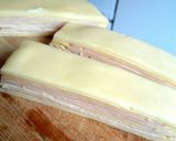 Pas rețetă Doboș aperitiv cu șuncă și cașcaval 4 fotografie