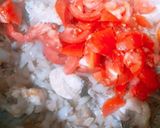A picture of step 5 of Restaurant style bhindi masala chicken🍅🌶.