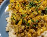 Pikáns gombapörkölt (vegán) recept fázis 5 fotója