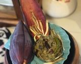 A picture of step 11 of Mocha'r (Banana Flower) Paturi.