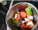 A picture of step 1 of Palak ka saag.