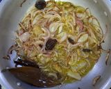 A picture of step 5 of Rajasthani Laal Maas.