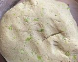 A picture of step 3 of Bajra-Green peas kachori.