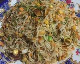 A picture of step 13 of Vegetables rice ❤️.