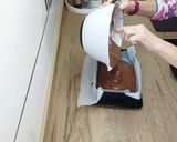A picture of step 2 of Chocolate Tres Leches Cake.
