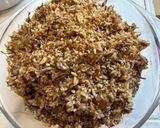 A picture of step 3 of Left Over Pork Adobo Fried Rice.