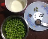A picture of step 3 of Soya Matar / Soya Green Peas Curry.