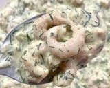 A picture of step 3 of Skagenröra (Swedish Shrimp Salad) - Garidosalata!.