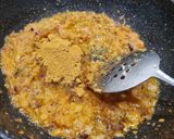 A picture of step 2 of Spicy Mutton Masala or Aloo Gosht.