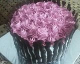 Foto langkah ke 10 dari resep Rainbow steam cake (w.butter cream topping /chocolate cage).