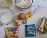 Foto langkah ke 1 dari resep Bolu Pop Ice Mangga No Mixer Irit Telur.
